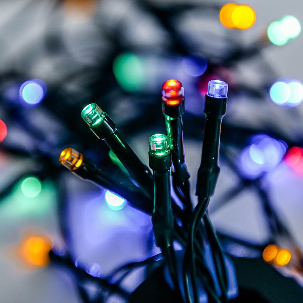 Basic k�lt�ri LED f�nyf�z�r 180 db sz�nes LED-del